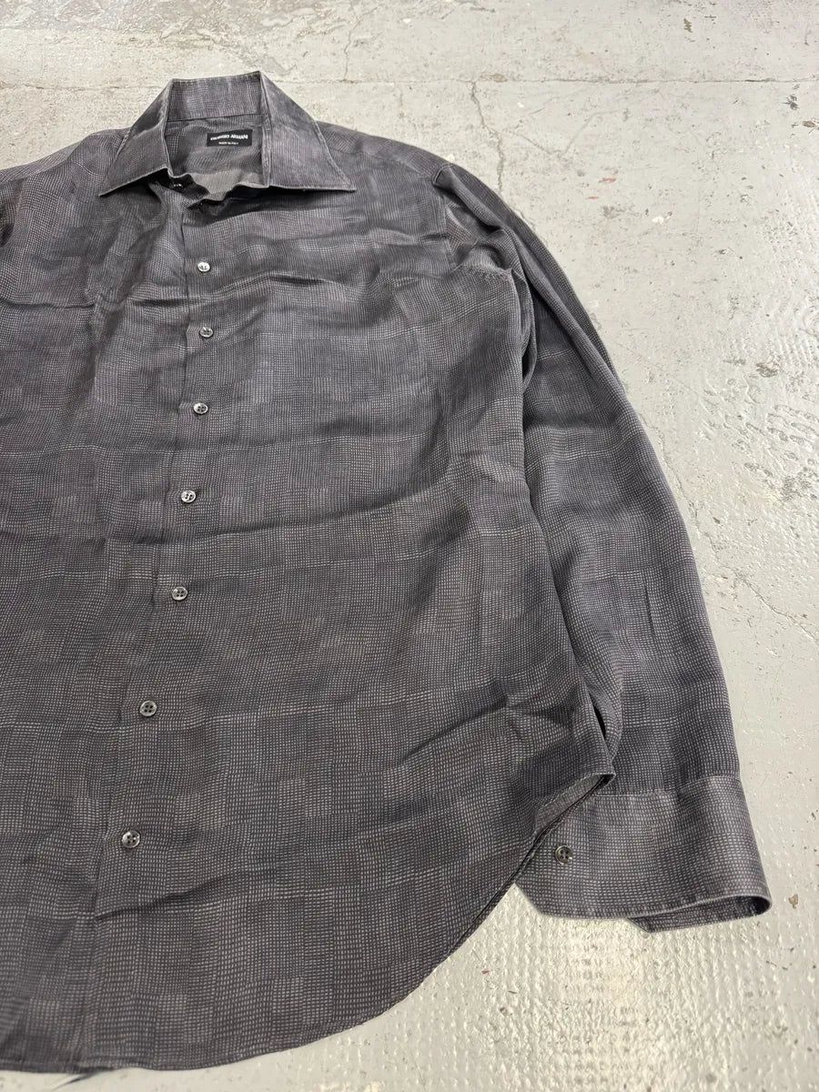 Giorgio Armani Obscure Silk Contemporary Shirt - Image 9