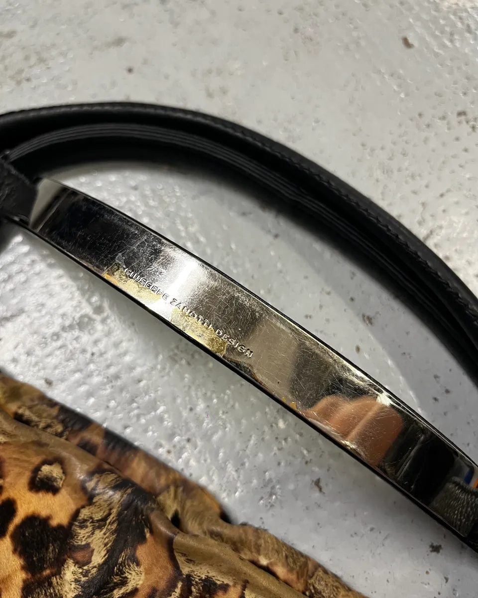 Giuseppe Zanotti Leopard Print Shoulder Bag - Image 9