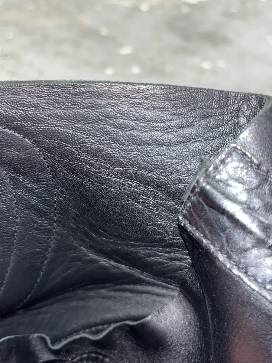 Givenchy (B).STROY Bunny Black Calf Leather Ankle Boots - Image 9