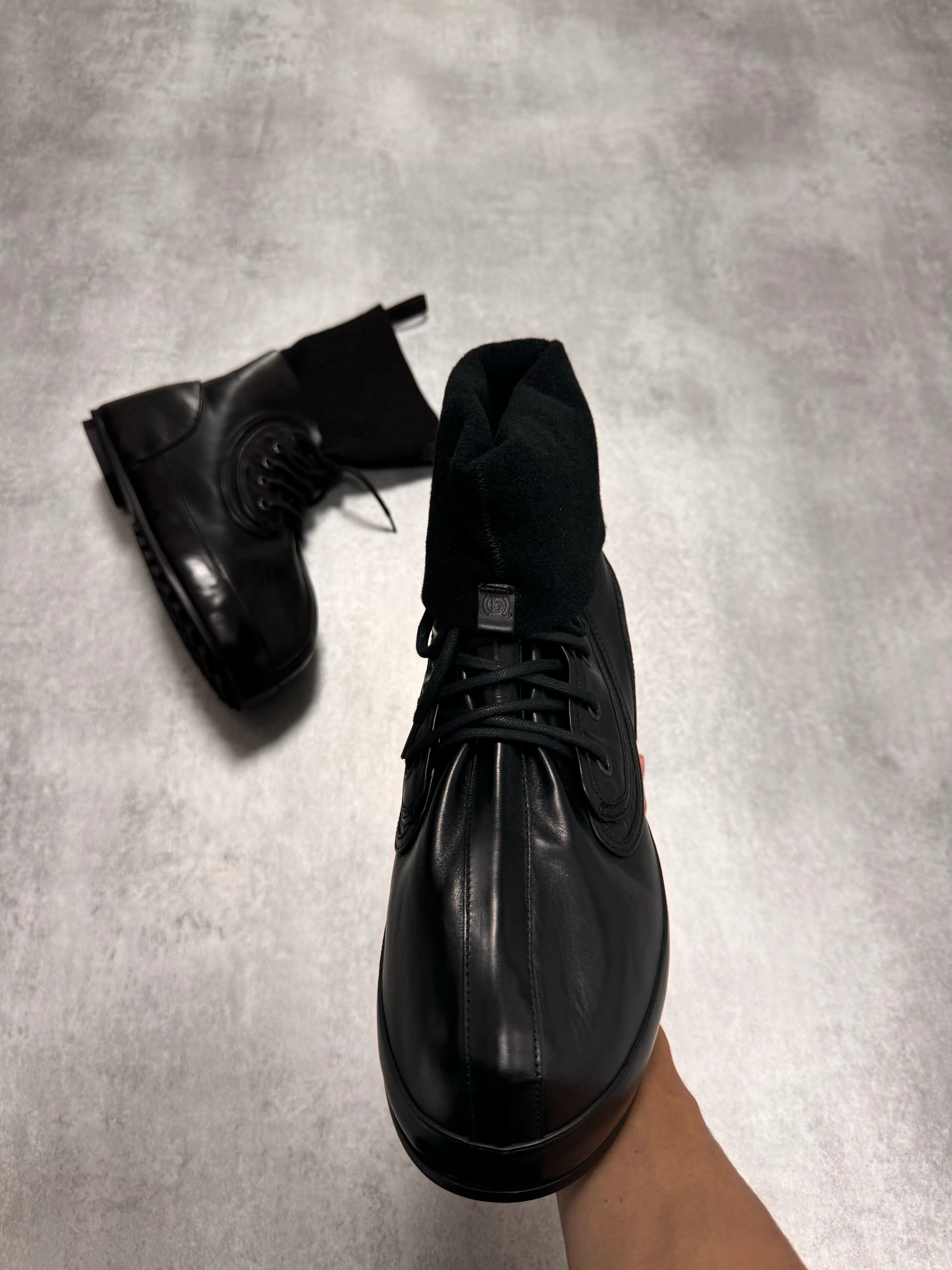 Givenchy (B).STROY Bunny Black Calf Leather Ankle Boots - Image 5