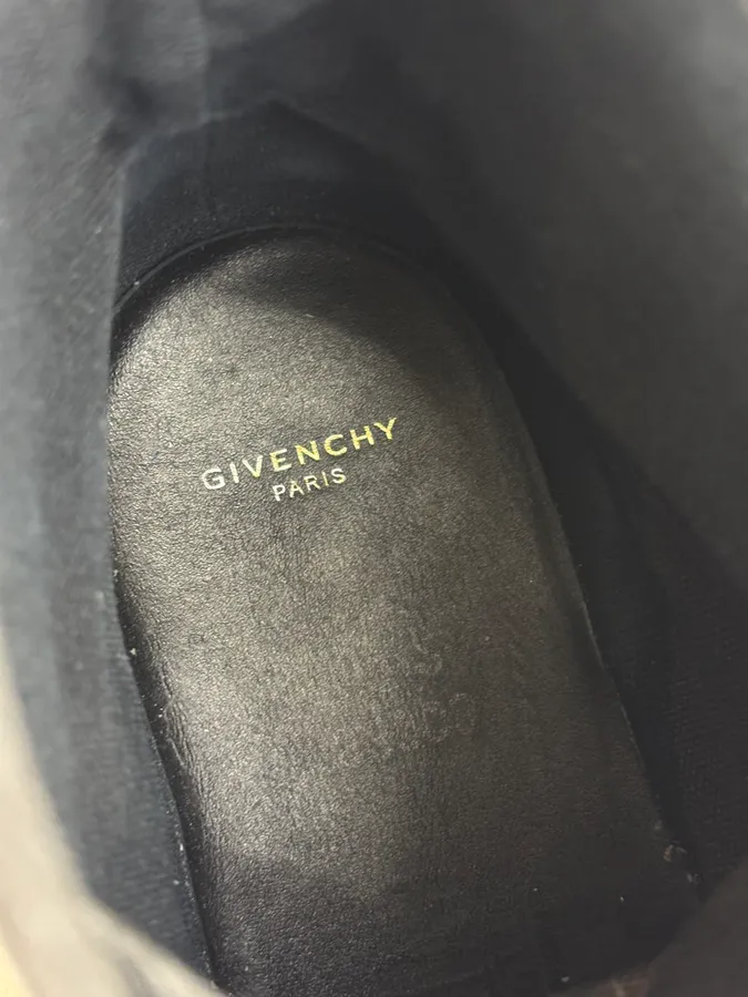 Givenchy Black Canvas Star Laced Boots by Riccardo Tisci - Image 10