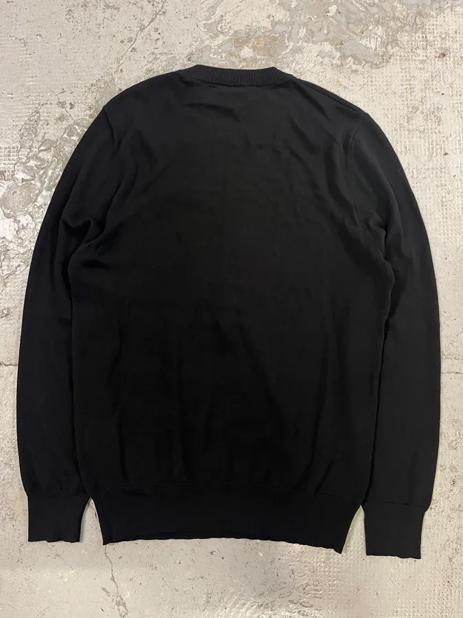 Givenchy Black Gold Buttoned Uniform Sweater - Image 2
