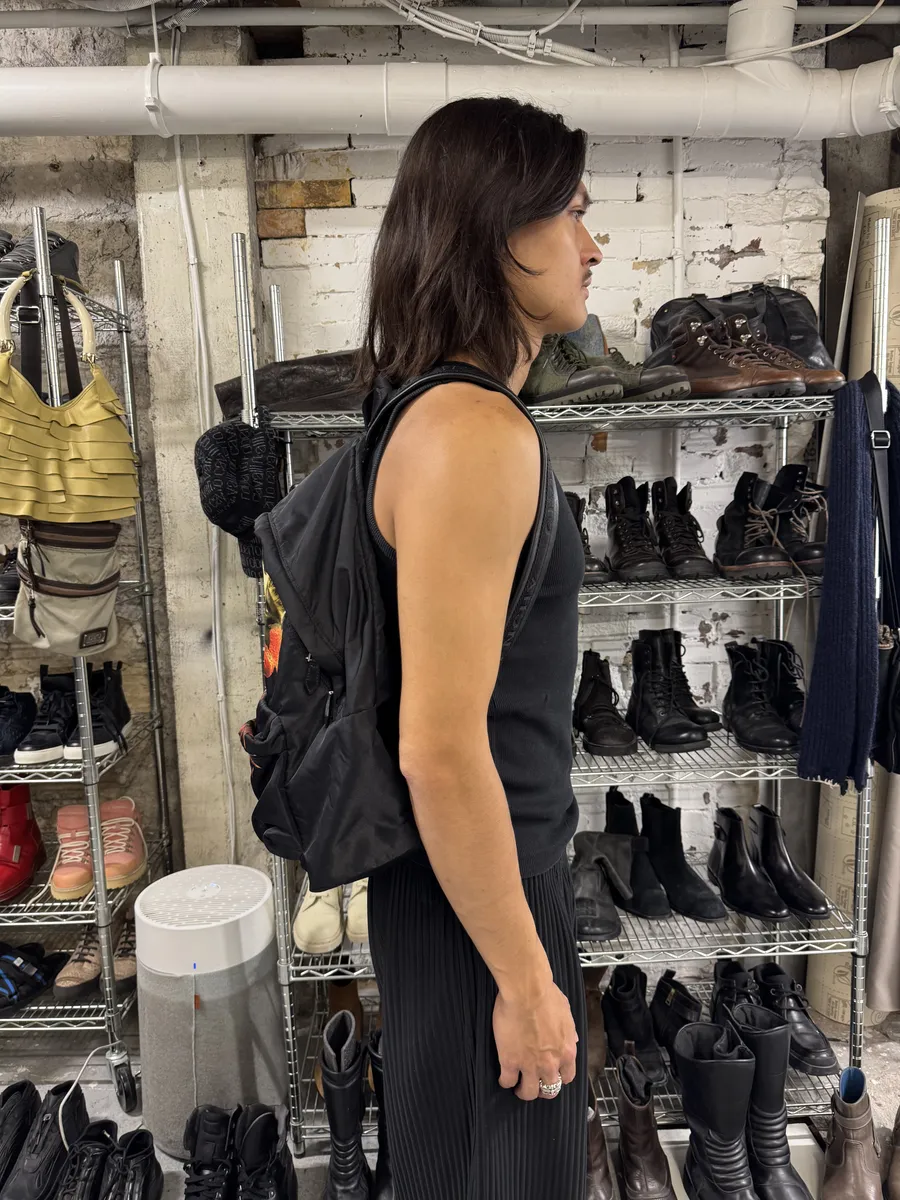 Givenchy Black Nylon Monkey Backpack by Riccardo Tisci - Image 4