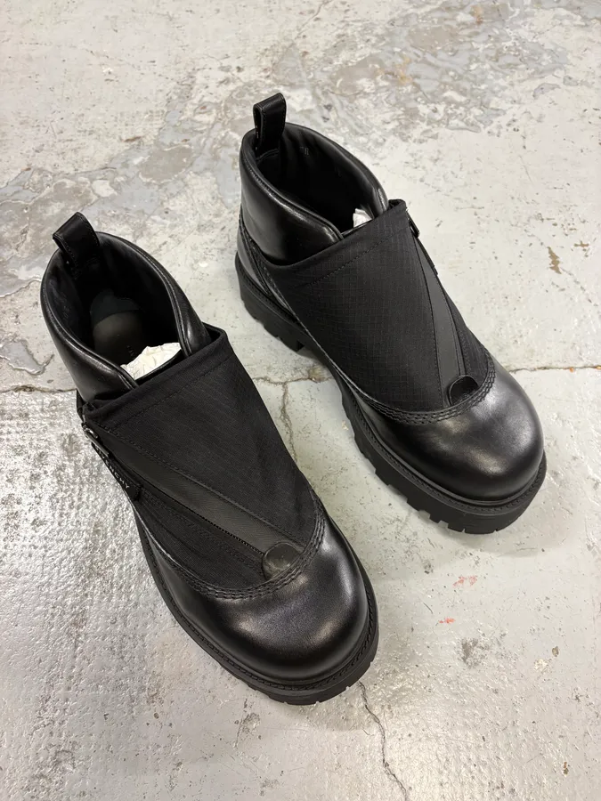 Givenchy Black Storm Zip-Up Ankle Boots - Image 4