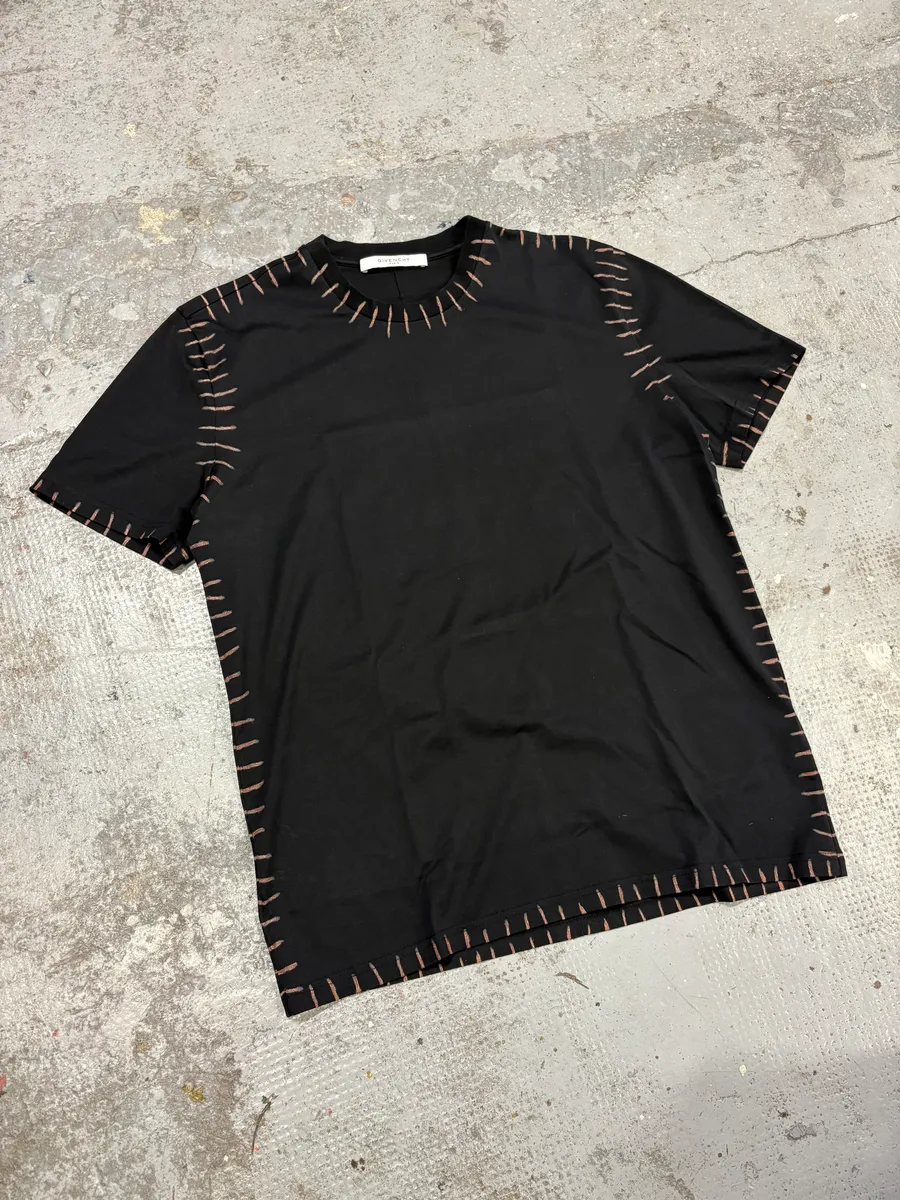 Givenchy Black Striped Tshirt - Image 4