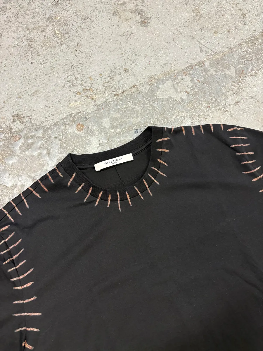 Givenchy Black Striped Tshirt - Image 5