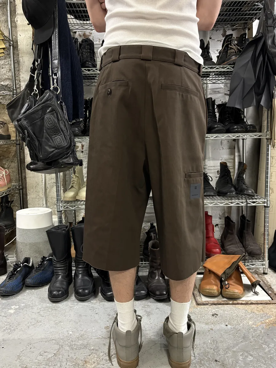 Givenchy Brown Chino Xl Bermuda Neutrals Shorts - Image 4