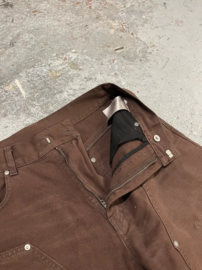 Givenchy Brown Distressed Double Knee Pants - Image 14