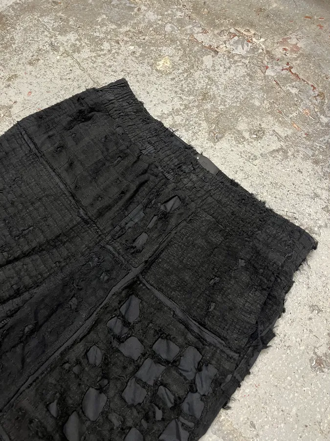 Givenchy Destroyed Black Relaxed Pants - Image 5