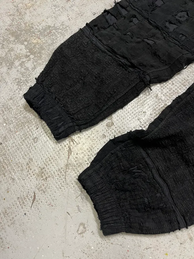 Givenchy Destroyed Black Relaxed Pants - Image 6