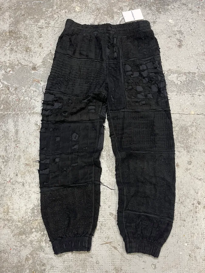 Givenchy Destroyed Black Relaxed Pants - Image 7