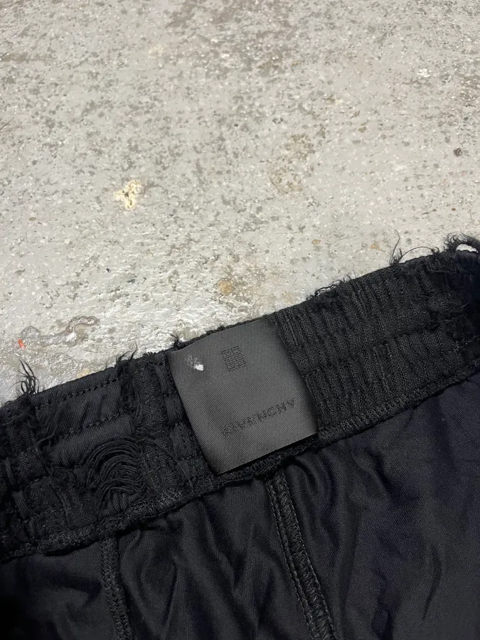 Givenchy Destroyed Black Relaxed Pants - Image 9