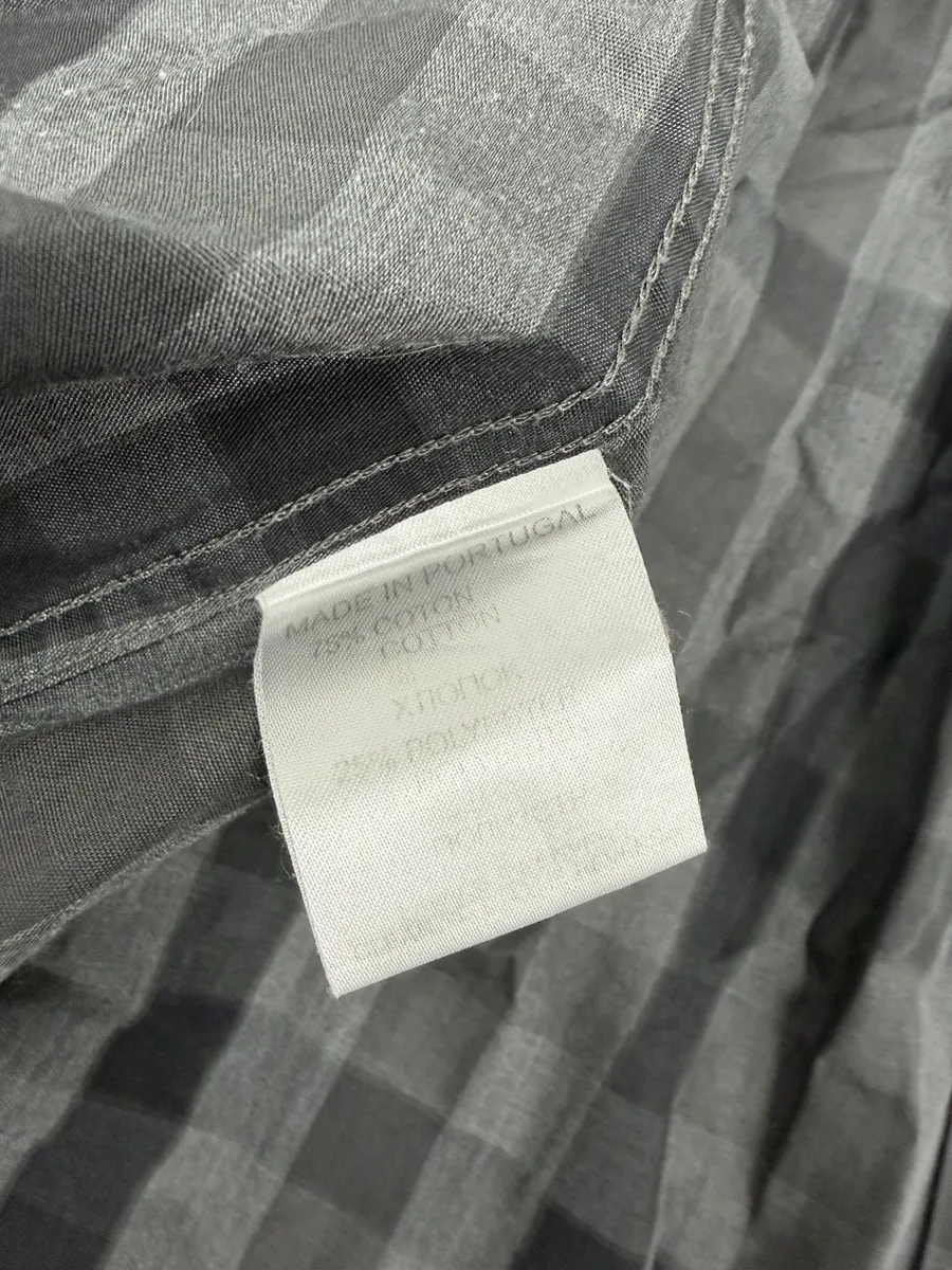 Givenchy Grey Checkered Shadow Shirt - Image 11
