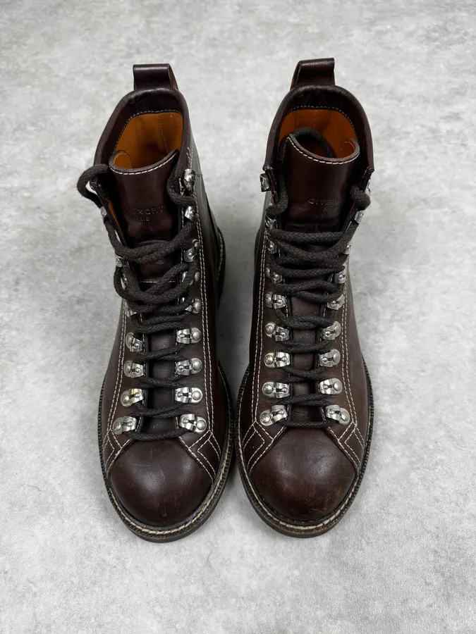 Givenchy Hiking Brown Leather Boots - Image 2