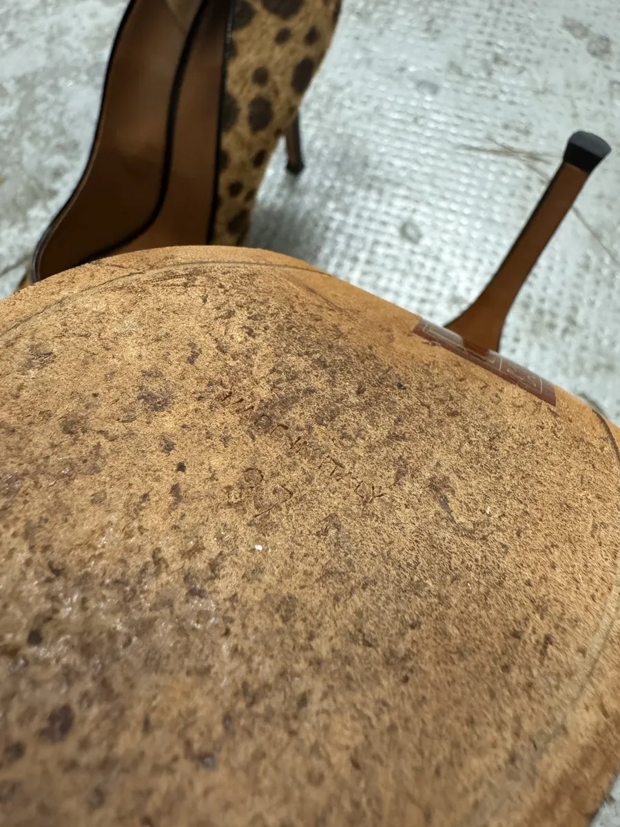 Givenchy Leopard Pony Hair Heel Pumps - Image 9