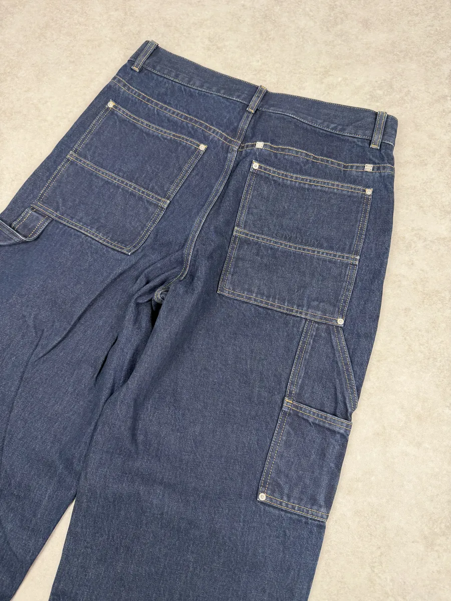 Givenchy Pantalon carpenter en denim - Indigo Blue - 34 - Image 7