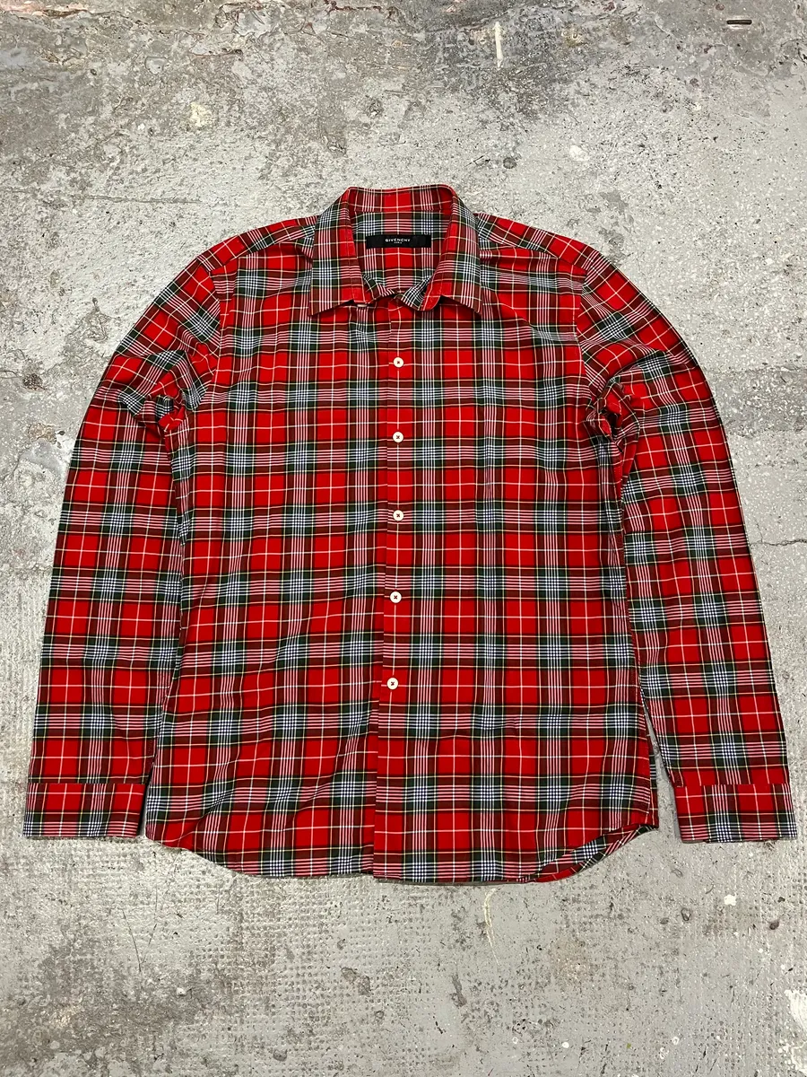 Givenchy Red Checked Old School Shirt