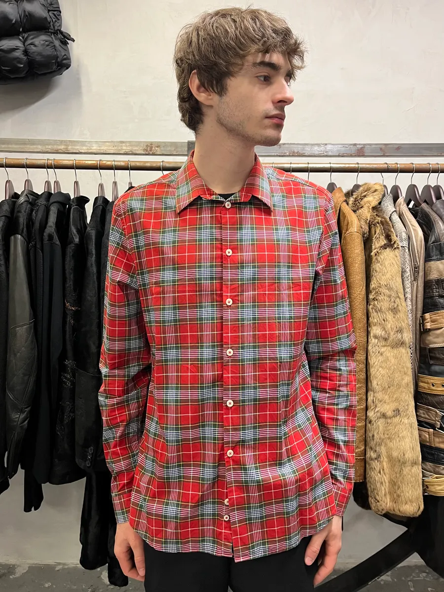 Givenchy Red Checked Old School Shirt - Image 2