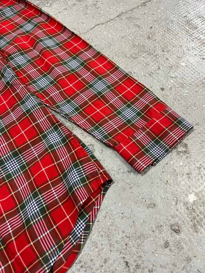 Givenchy Red Checked Old School Shirt - Image 6