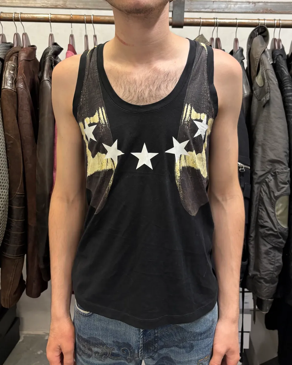 Givenchy Stars Butterfly Black Tank Top - Image 2