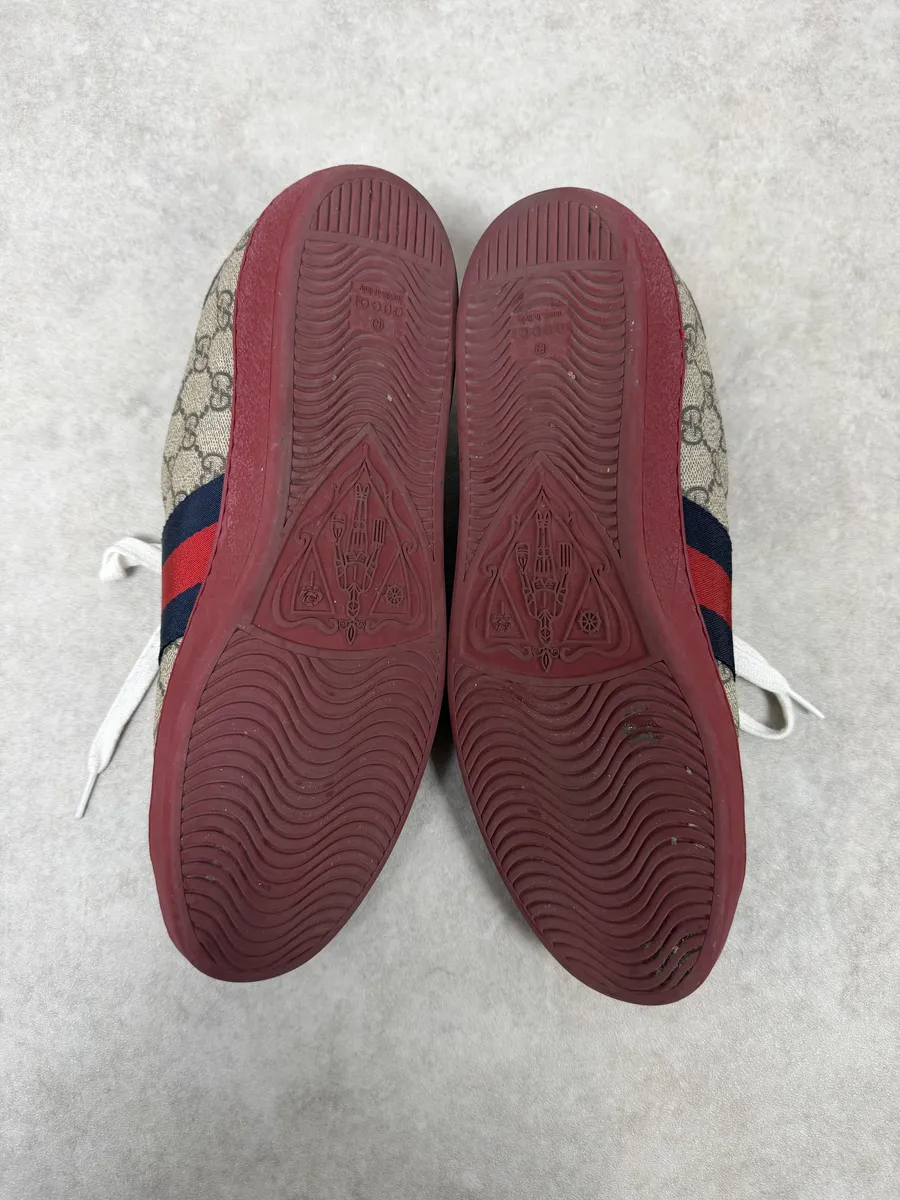 Gucci Ace Propaganda Red Sole Sneakers - Image 8