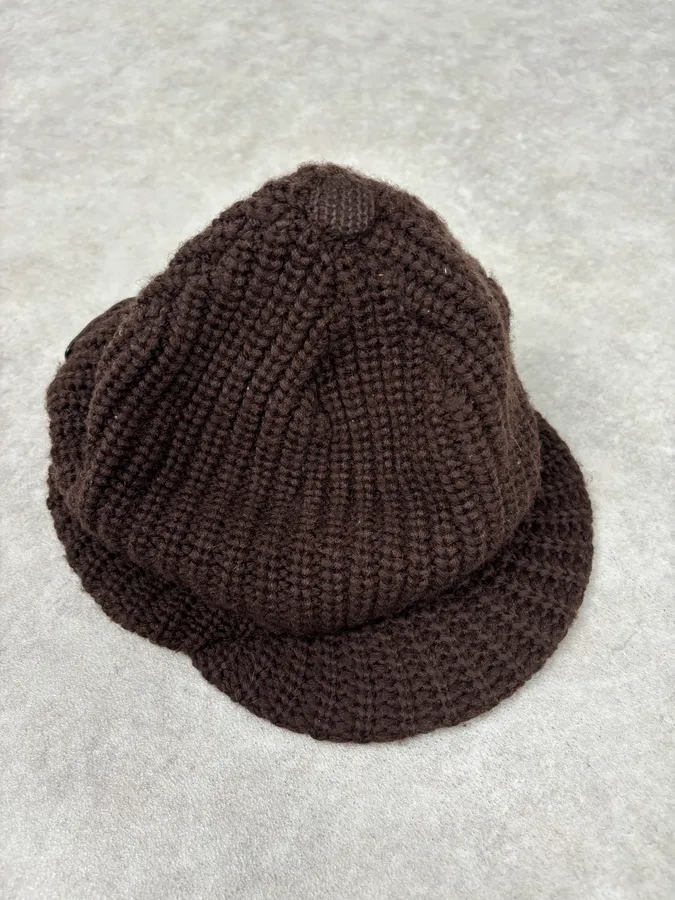 Gucci Beanie Cap Wool Brown - Image 8