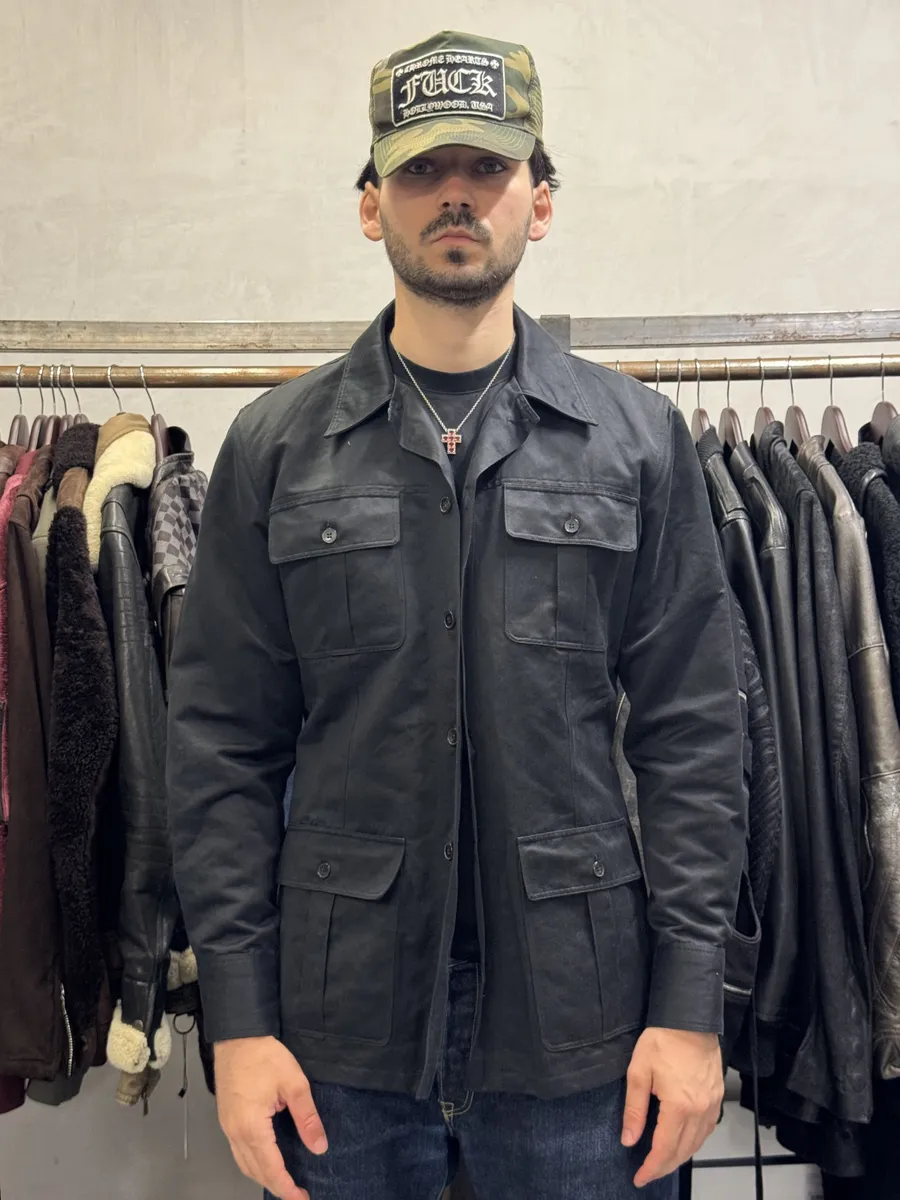 Gucci Black Multi Pockets Over Shirt Jacket - Image 2