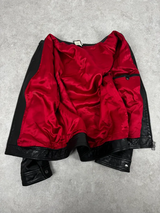 Gucci Black Premium Leather Jacket - Image 7