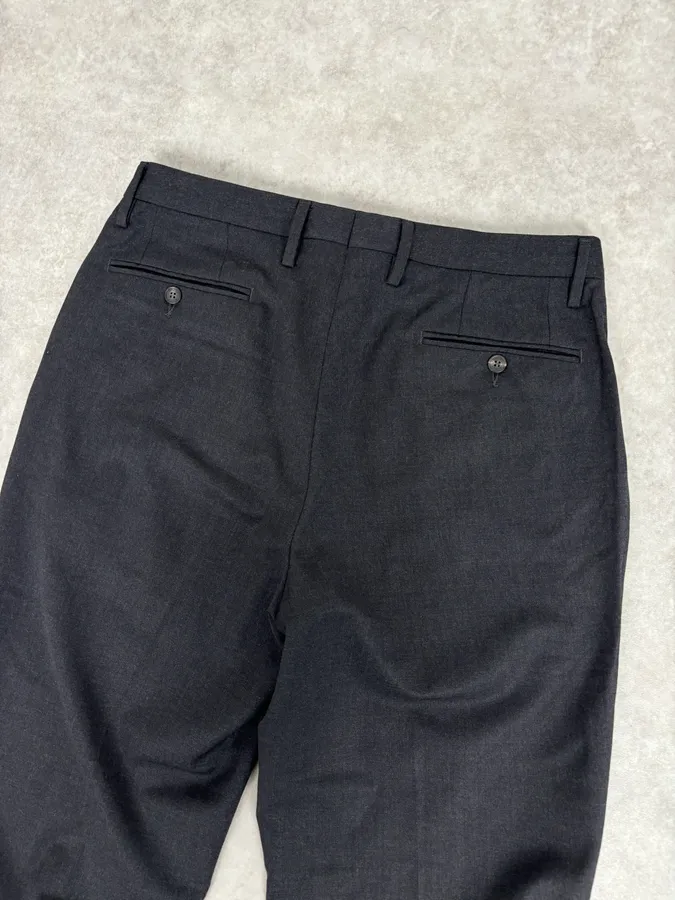 Gucci Classy Navy Wool Tailored Pants - Image 7