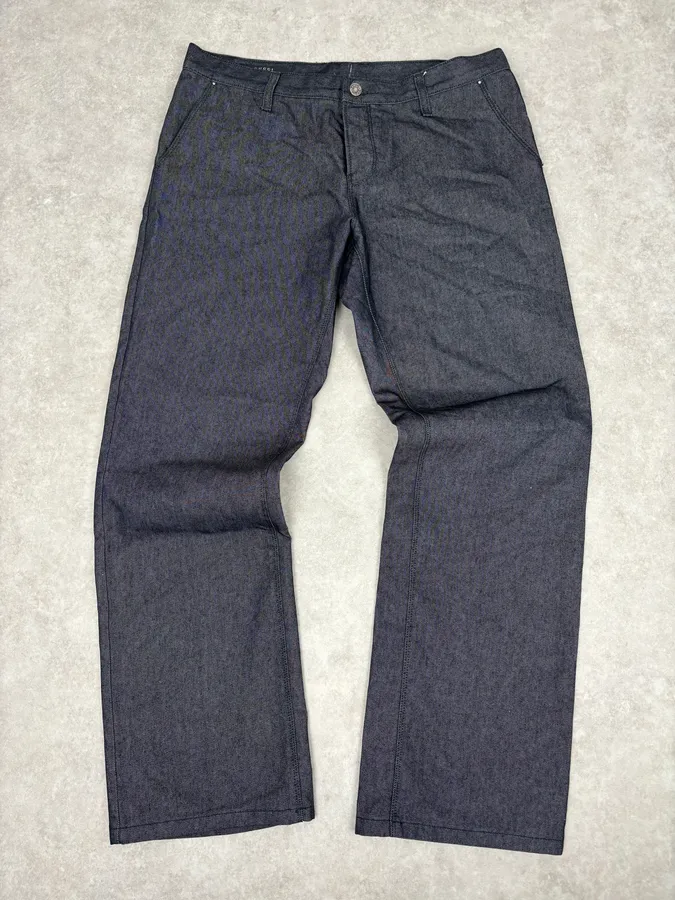 Gucci Dark Grey Classy Straight-Leg Denim Jeans