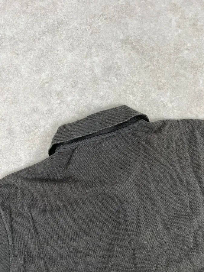 Gucci Grey Minimalist Polo Shirt - Image 7