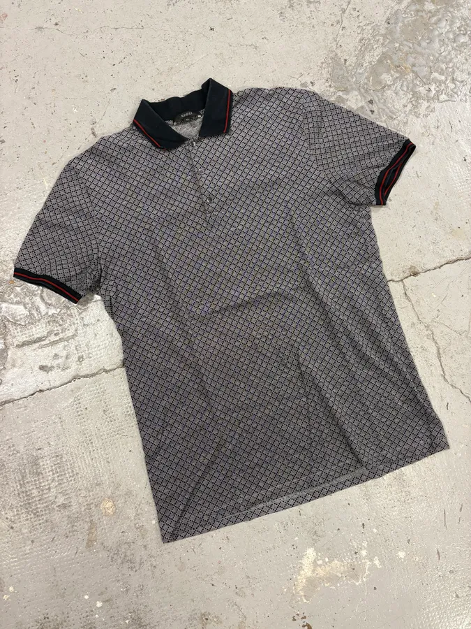 Gucci Grey Polo Shirt - Image 4
