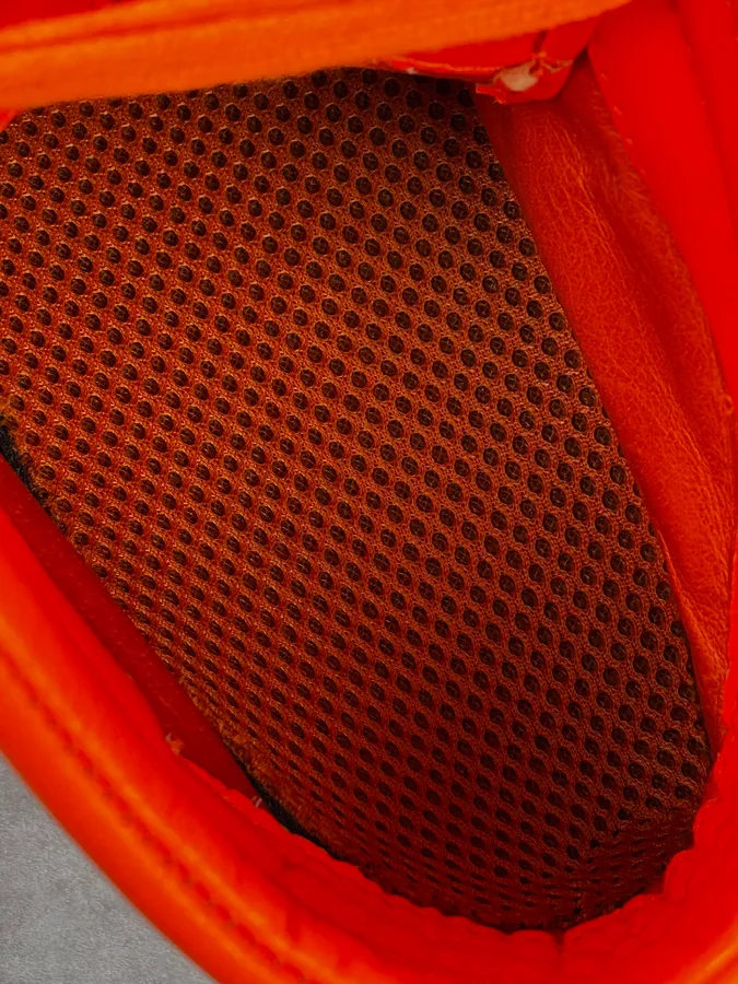 Gucci High Leather Orange Electric Sneakers - Image 7