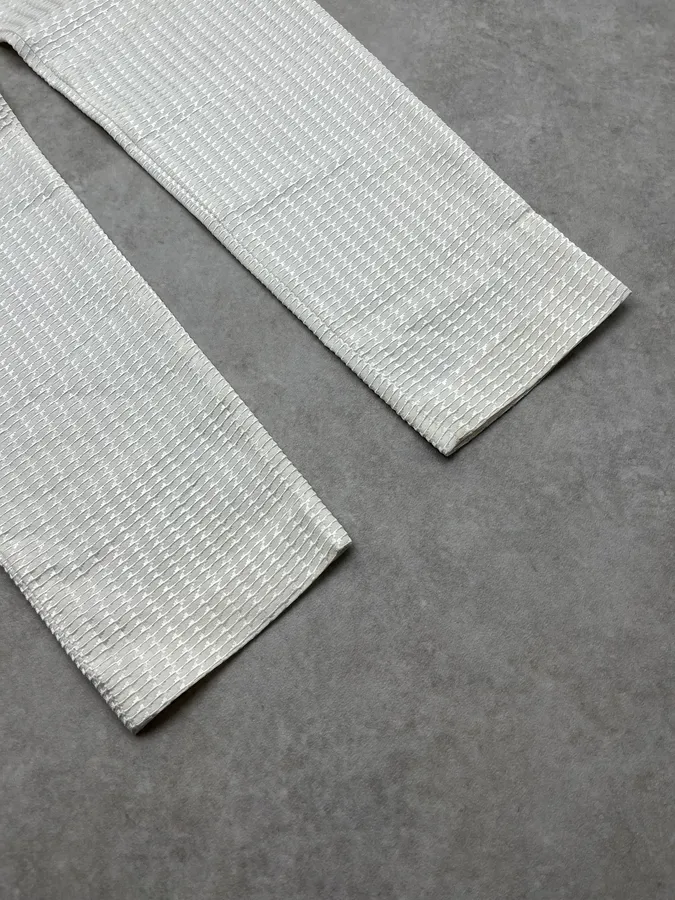 Gucci Honeycomb Structure White Pants - Image 7