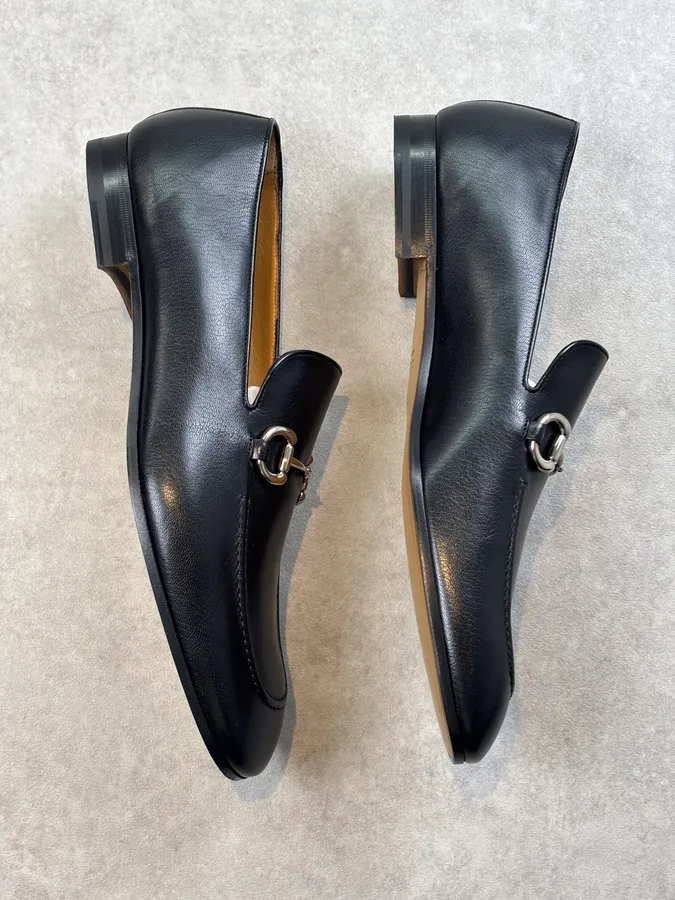 Gucci Horsebit Granada Leather Loafers Black - Image 7