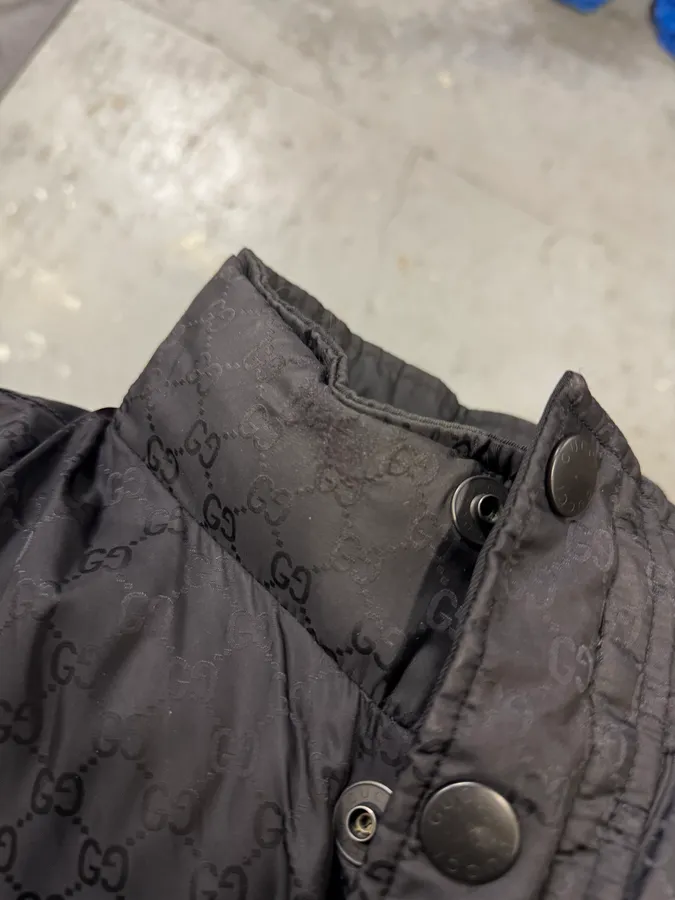 Gucci Monogram Reversible Black Puffer Jacket - Image 26