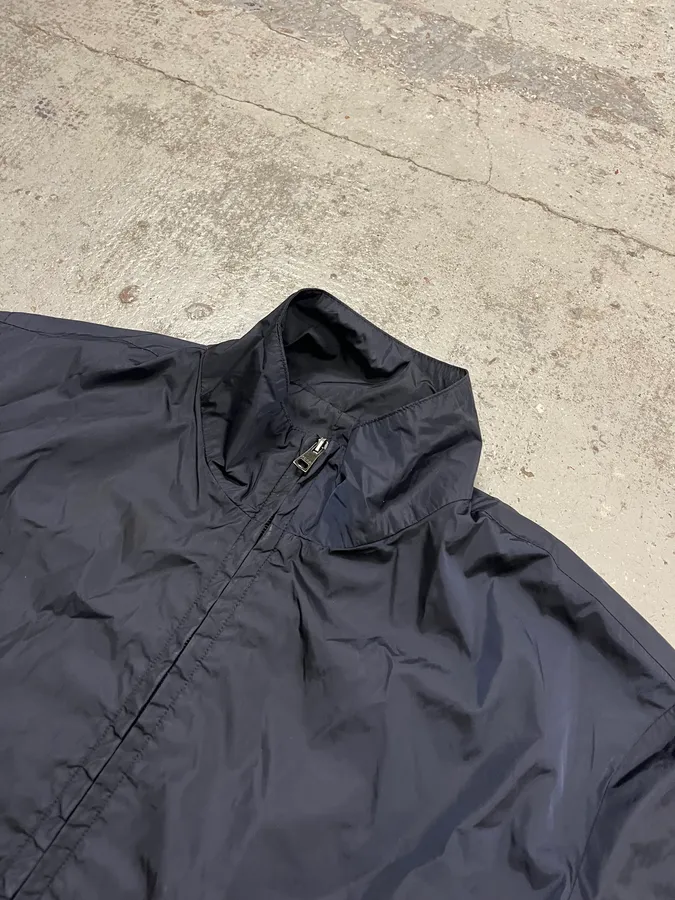 Gucci Navy Nylon Windbreaker Jacket - Image 5