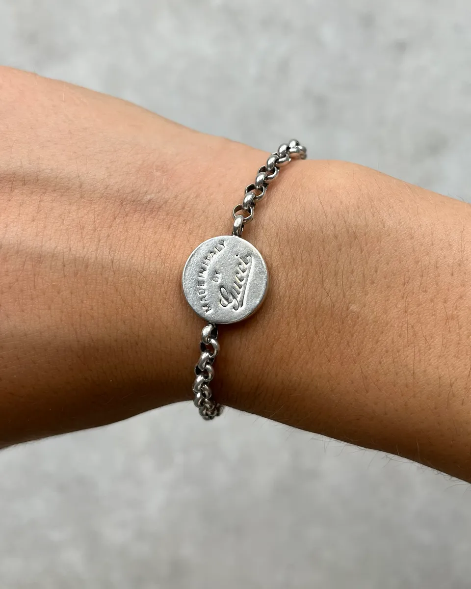 Gucci Stainless Steel Chain Bracelet - Image 3