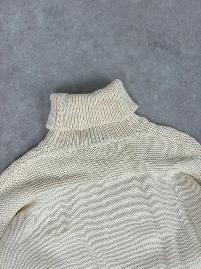Gucci Wool Creamy White Signature Turtleneck - Image 8