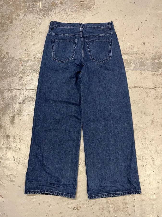 Helmut Lang 3-Zips Navy Denim Jeans - Image 8