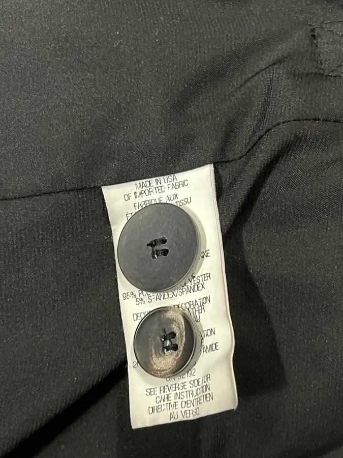 Helmut Lang Asymmetrical Black Blazer Jacket - Image 12