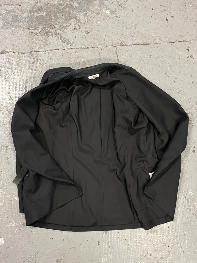 Helmut Lang Asymmetrical Black Blazer Jacket - Image 8