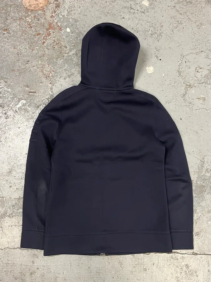 Helmut Lang Navy Tape Zip-up Hoodie - Image 6