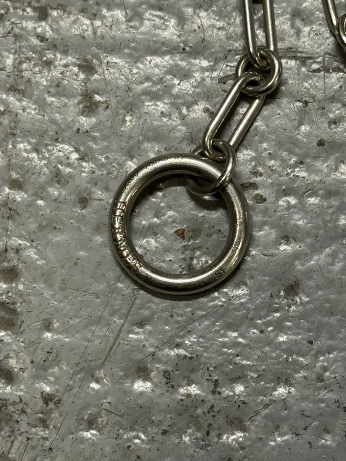 Hermès Punk Sterling Silver Chain Toggle Closure Bracelet - Image 7