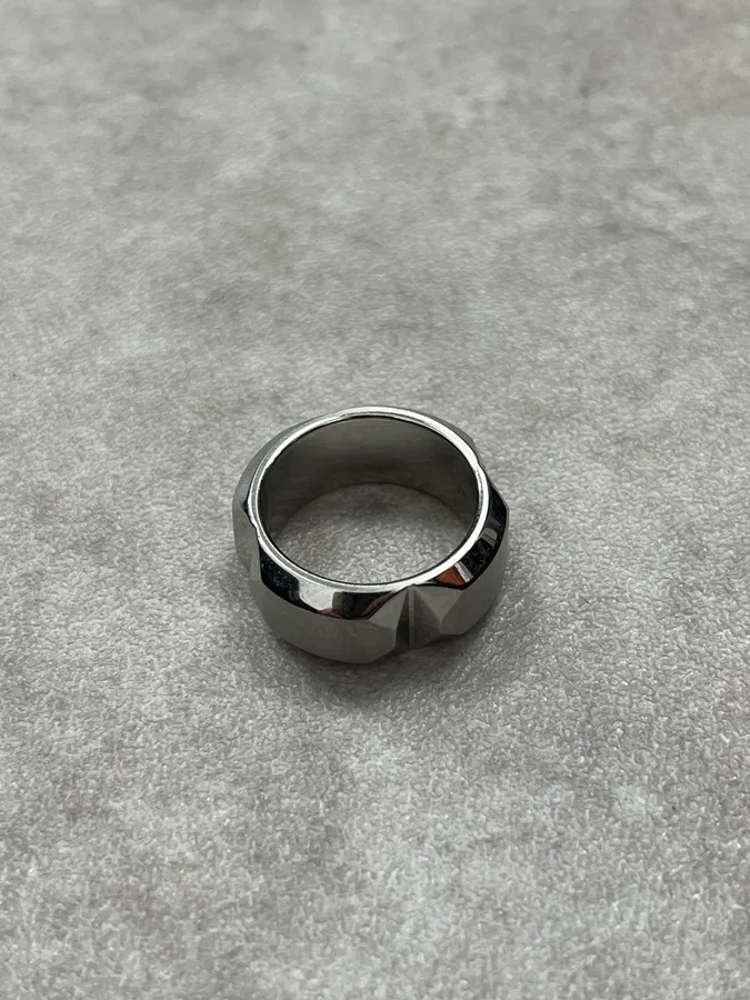 Hermès Silver Sac à Dépêches Ring - Image 8