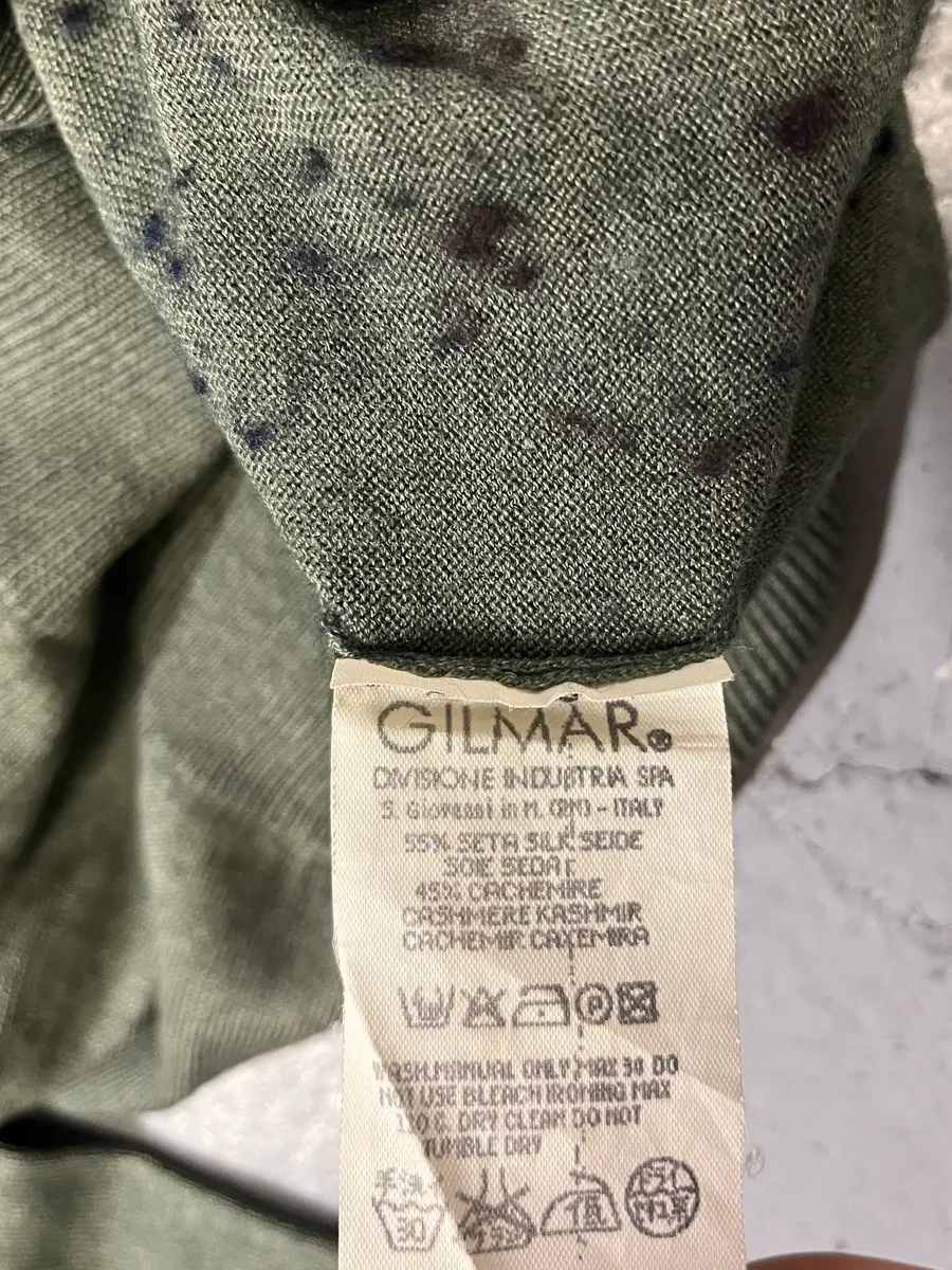 Iceberg Green Relief Cashmere & Silk Sweater - Image 10