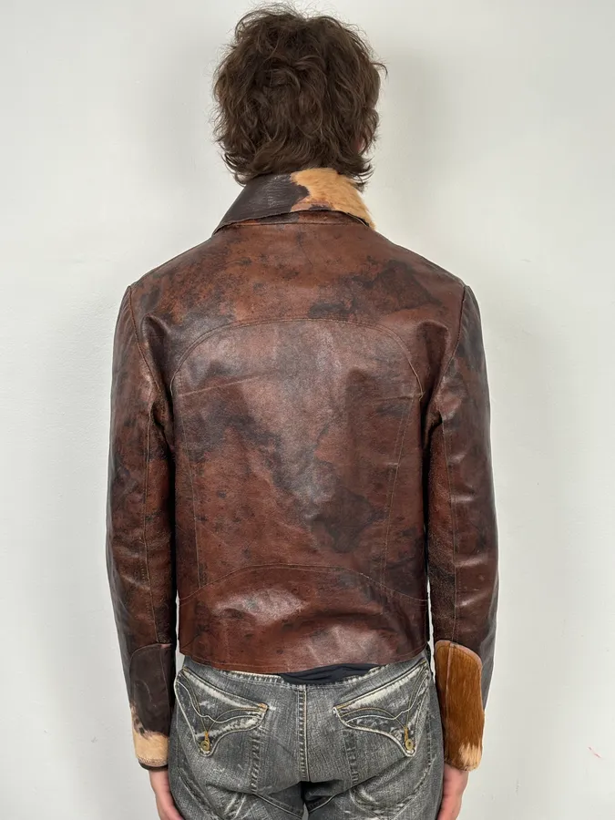 Imperial Brown Leather Jacket - Image 2
