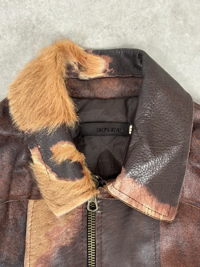 Imperial Brown Leather Jacket - Image 8