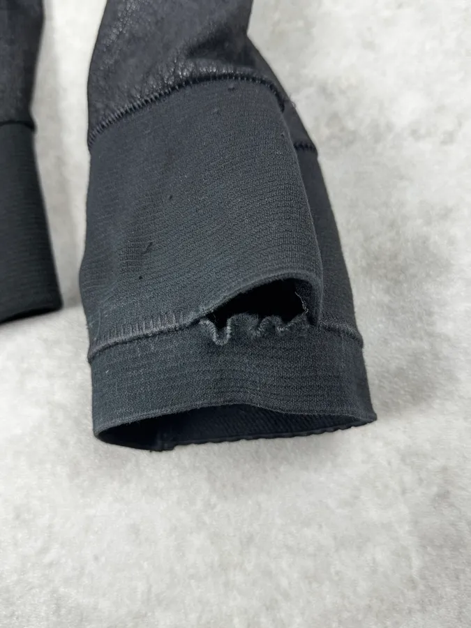 Isaac Sellam Black Avant-Garde Lambskin & Tyvek Bomber Jacket - Image 12