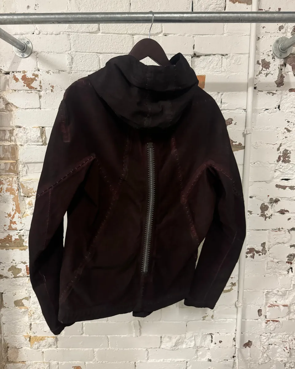 Isaac Sellam Lascar Stretch Dirtyred Astro Signature Leather Jacket - Image 3